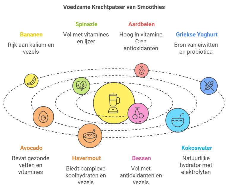 Smoothie maken wat nodig aan ingrediënten
