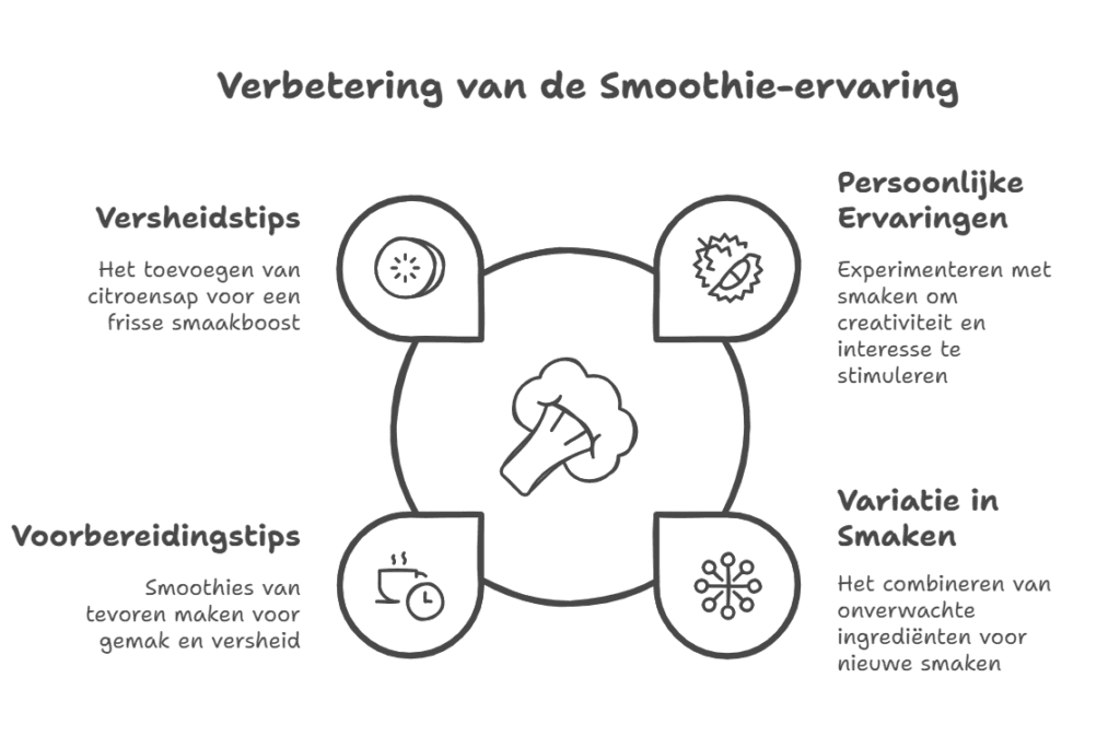 Overzicht met mijn checklist voor gezonde smoothies met Griekse yoghurt